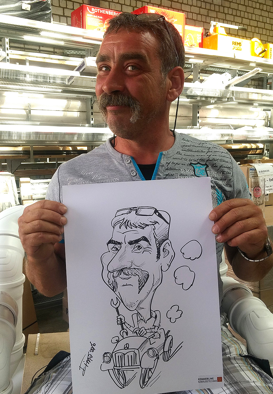 live Karikatur
